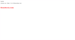 Desktop Screenshot of fensitesi.com